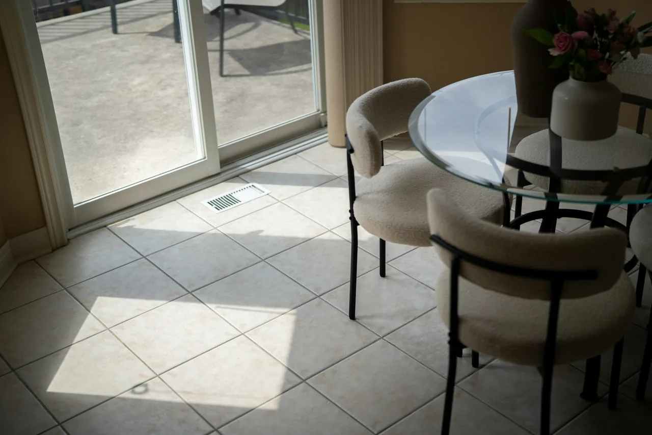 Luxury Vinyl Plank (LVP) installation detail