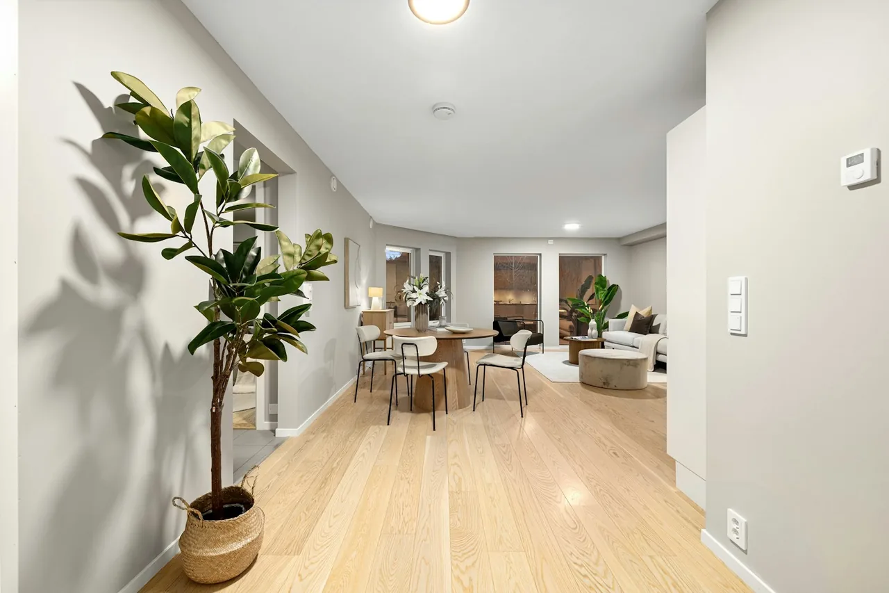 Vinyl Flooring in a finished space