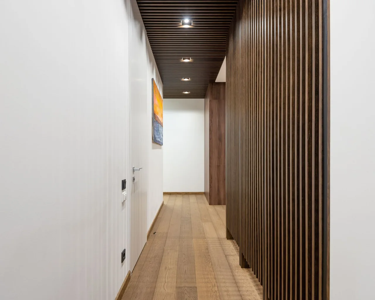 Floating Stairs in a finished space